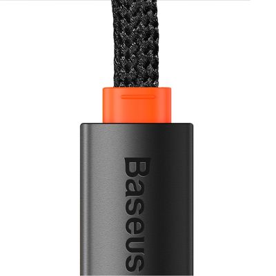 15. Baseus Lite Series externe Netzwerkkarte USB Typ C - RJ-45 1Gbps (1000Mbps) schwarz (WKQX000301)