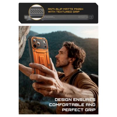 7. Supcase Unicorn Beetle Pro Hülle für iPhone 17 Pro Max – Orange