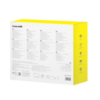 9. Starthilfe Baseus Super Energy BS-CH013 4in1 600A mit Taschenlampe / 6000mAh Powerbank / Kompressor - Schwarz