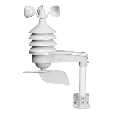 6. Denver WS-650 Digitale Wetterstation Weiß (Netz-/Batteriebetrieb)