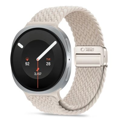 Tech-Protect NylonMag Armband für Samsung Galaxy Watch 40/44/46 mm – Beige