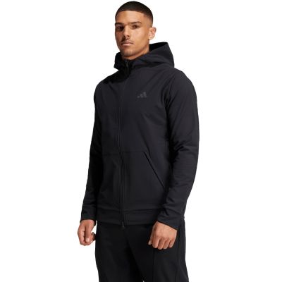7. Herren-Sweatshirt adidas Designed for Training COLD.RDY Full-Zip Hoodie schwarz IN5607