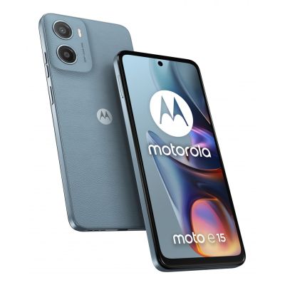 21. Motorola Moto E15 2/64GB Misty Blue Smartphone