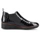 57. Rieker W R474 Schlangenleder Stiefeletten schwarz