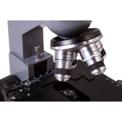 17. Levenhuk 320 BASE Monokulares Biologisches Mikroskop