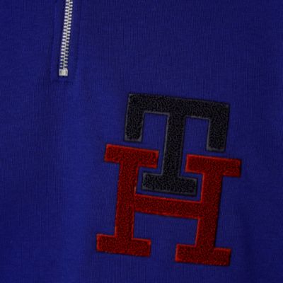 8. Tommy Hilfiger Thl Essentials Half Zip Top M MW0MW27383 Sweatshirt