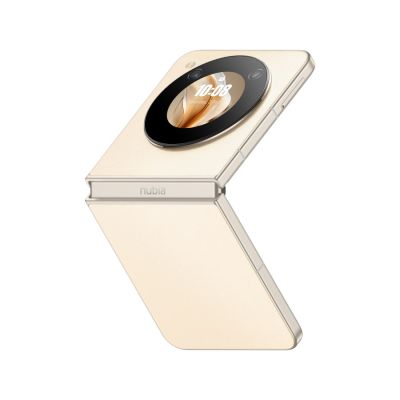 12. Nubia Flip 5G 8/256GB Bundle Sunshine Gold Smartphone