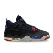 Air Jordan 4 Herren-Sneaker, selten, in Schwarz/Feuerrot/Tiefrot - FV5029-003