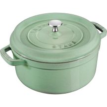 STAUB 40508-706-0 runder gusseiserner Topf - 5,2 l mint