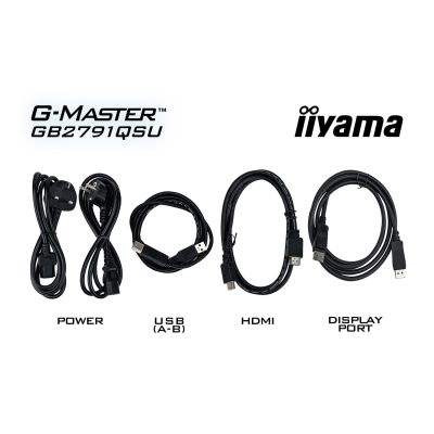 17. iiyama G-MASTER GB2791QSU-B1 Computermonitor 68,6 cm (27") 2560 x 1440 px Wide Quad HD Schwarz