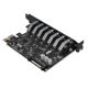 5. USB-3.0-PCI-E-Erweiterungskarte mit 7 Anschlüssen für Desktop-Gehäuse