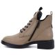3. Damen-Lederstiefeletten mit Absatz in Beige Vinceza 133145