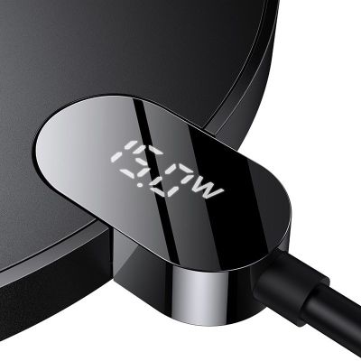 6. BASEUS INDUKTIVES LADEGERÄT LED 15W (SCHWARZ)