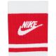 8. Nike Everyday Elevated Crew Socken, 3 Paar, Weiß und Rot, IM7949 900
