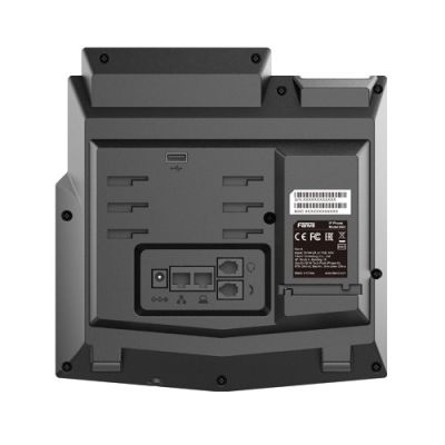 4. Fanvil X4U Schwarzes VoIP-Telefon mit 12 Leitungen, LCD-Display und WLAN