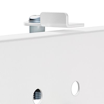 8. Ergo Office Schreibtisch-Trennwand/Organizer, max. Belastung 10 kg, weiße Tafel, Breite 1116 mm, weiß, ER-301 W