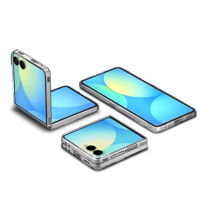 13. Spigen AirSkin Mag MagSafe Case für Samsung Galaxy Z Flip 7 - Klar und Weiß