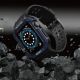 6. Protect Strap Band für Apple Watch 42/44/45mm Panzergehäuse Armband - Schwarz, Blau