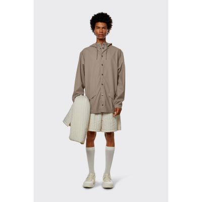 5. Rains Unisex-Regenjacke JACKET 12010 17 TAUPE
