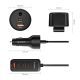 2. ORICO ChargeClip 90 W 2A4C Back Clip Multi-Port-Autoladegerät