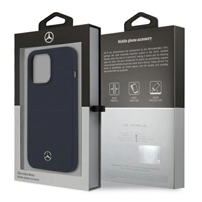 8. Mercedes MEHCP13LSILNA iPhone 13 Pro / 13 6,1" granatowy/navy hardcase Silicone Line