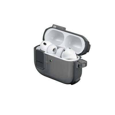 11. AmazingThing Titan Pro Mag Hülle, transparent, für AirPods Pro 3 - Schwarz