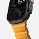 4. Nomad Rocky Point Armband, schwarzes Leder, Titan