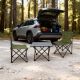 29. Faltbares Touristen-Set 3-in-1 Tisch und 2 Stühle Green Enero Camp