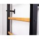23. Turnwandbarren aus Holz und Metall mit Bank K 221B