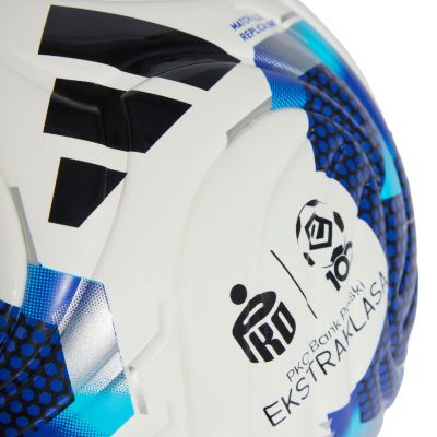 7. Fußball adidas Ekstraklasa 26/27 Mini weiß und blau KE5150