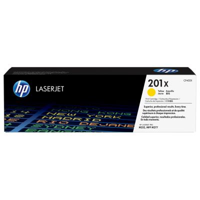 2. HP Toner Gelb HP 201X, HP201X=CF402X, 2300 Seiten