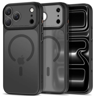 Tech-Protect MagPrime MagSafe CC Hülle für iPhone 18 Pro / iPhone 17 Pro – Mattschwarz