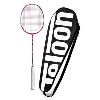 TELOON Blast TL500 Badmintonschläger, Rot, 89 g, 22 Pfund