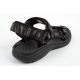 4. Lee Cooper Herrenschuhe mit Klettverschluss für sommerliche Strandsandalen, leicht, schwarz