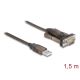 3. DeLOCK Adapter USB 2.0 Typ-A auf 1 x serieller RS-232 D-Sub 9-poliger Stecker mit Schrauben, 1,5 m