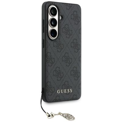 3. Guess 4G Classic Logo Charm MagSafe Hülle für Samsung Galaxy S26 - Schwarz