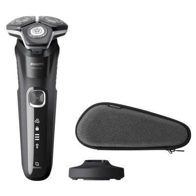 13. Philips Series 5000 S5898/35 Nass- und Trockenrasierer mit 2 Zubehörteilen