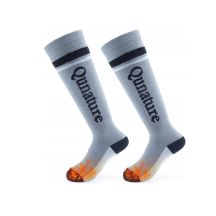 Qunature warme Wintersocken, hellgrau, 24–28