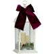2. LED-ADVENTSLATERNE 49 CM WEISS 3 KERZEN