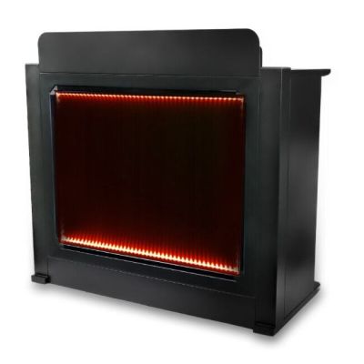 11. DJ BOOTH BK – DJ-Pulttisch, RGB-LED-beleuchtete Tafel, Fernbedienung, Stifte, Abdeckung