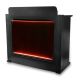 11. DJ BOOTH BK – DJ-Pulttisch, RGB-LED-beleuchtete Tafel, Fernbedienung, Stifte, Abdeckung