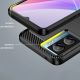 13. Carbon Case für Xiaomi Poco F4 5G flexible Silikon-Carbon-Hülle schwarz