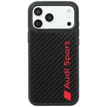 Audi R8 Carbonfaser MagSafe Hülle für iPhone 18 Pro Max / 17 Pro Max – Schwarz
