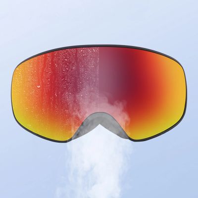 10. Qunature Black Kinder-Skibrille (Größe M/L) - Schwarz