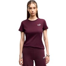 Damen-T-Shirt Puma ESS Small No.1 Logo Tee(s) burgunderrot 682373 24