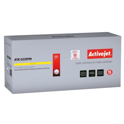 Activejet ATK-5220YN Toner (ersetzt Kyocera TK-5220Y; Supreme; 1200 Seiten; gelb)