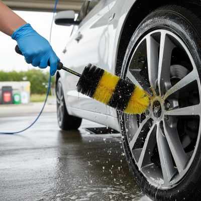 6. DUNLOP-RADREINIGUNGSBÜRSTE, LÄNGE 46 CM