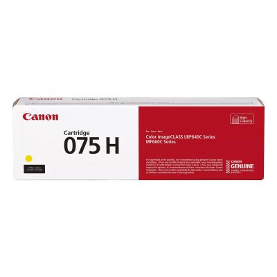 Canon 075 H Tonerkartusche, 1 Stück, Original, Gelb