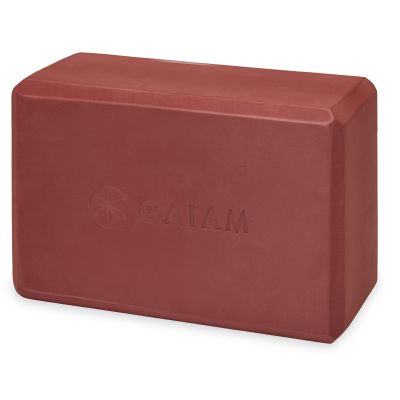 6. Gaiam Intense Rust Sundial Point 65748 Yogablock