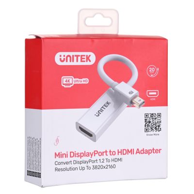 4. UNITEK Adapter Mini-DisplayPort-HDMI 4K, Y-6331